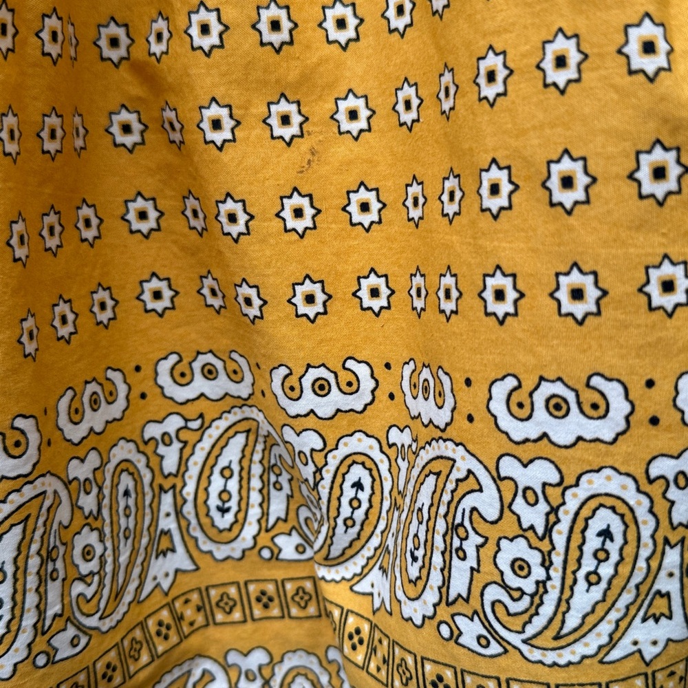 Vintage Anthropologie Girls From Savoy Bandanna Print Strapless Dress Size 4 - Picture 3 of 11
